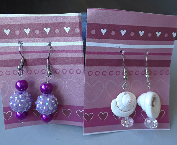 Earrings by Jo Allen