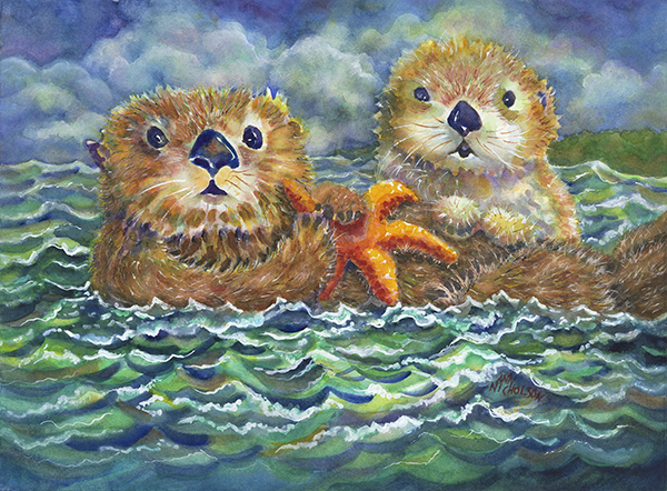 "Otters" by Ann Nicholson